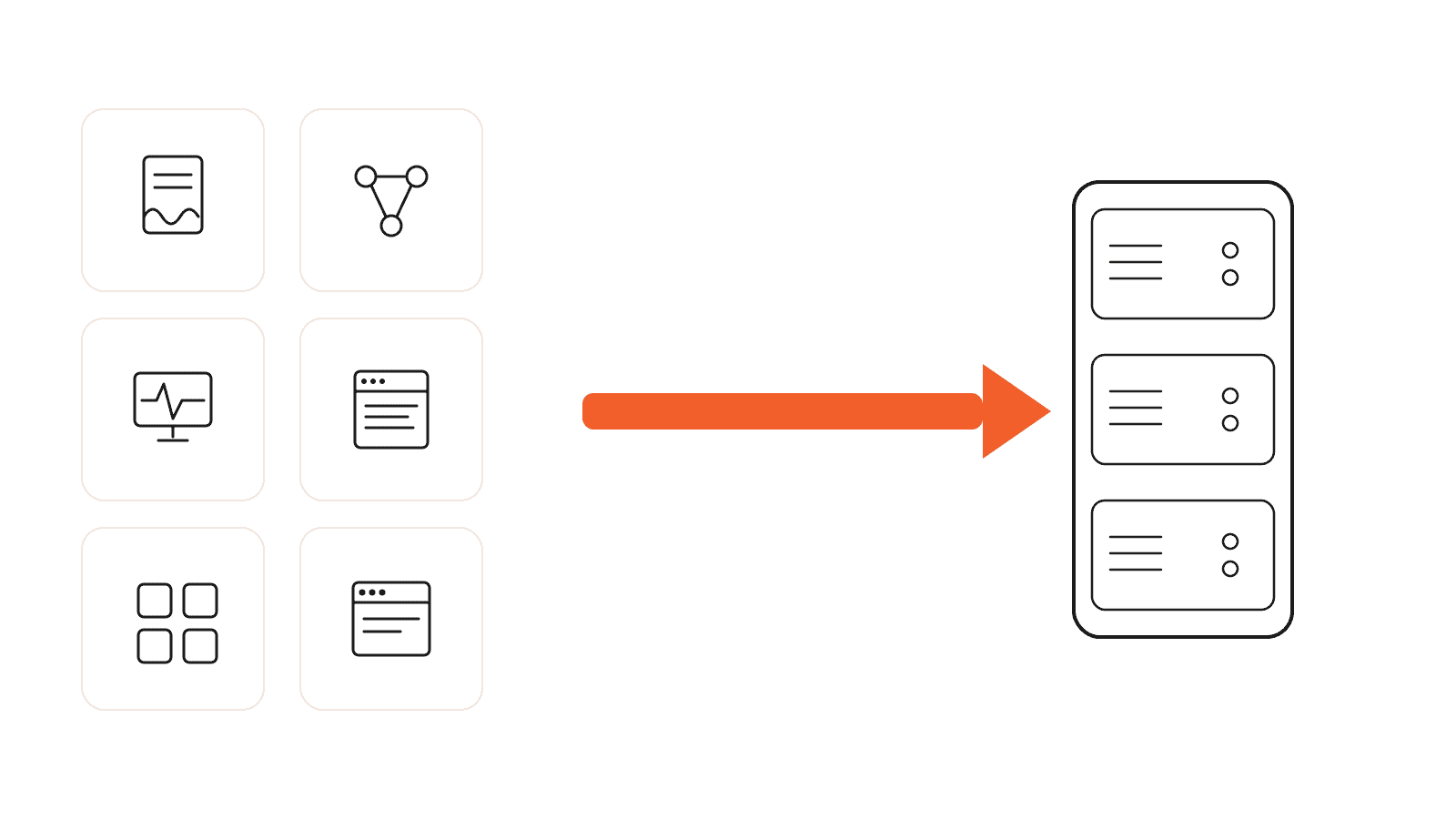 Six SaaS app subscriptions replaced by one self-hosted server running on a single VPS