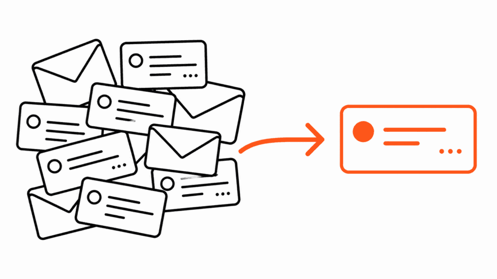 Using an AI prompt to turn a messy email thread into one clean reply