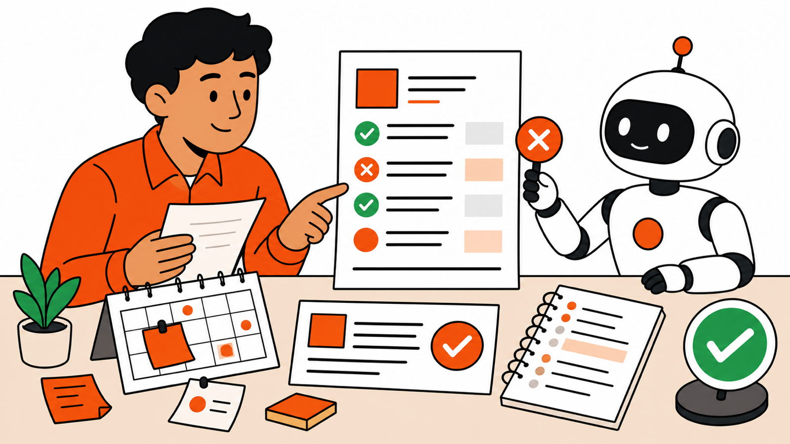 AI weekly status report fact check before sending