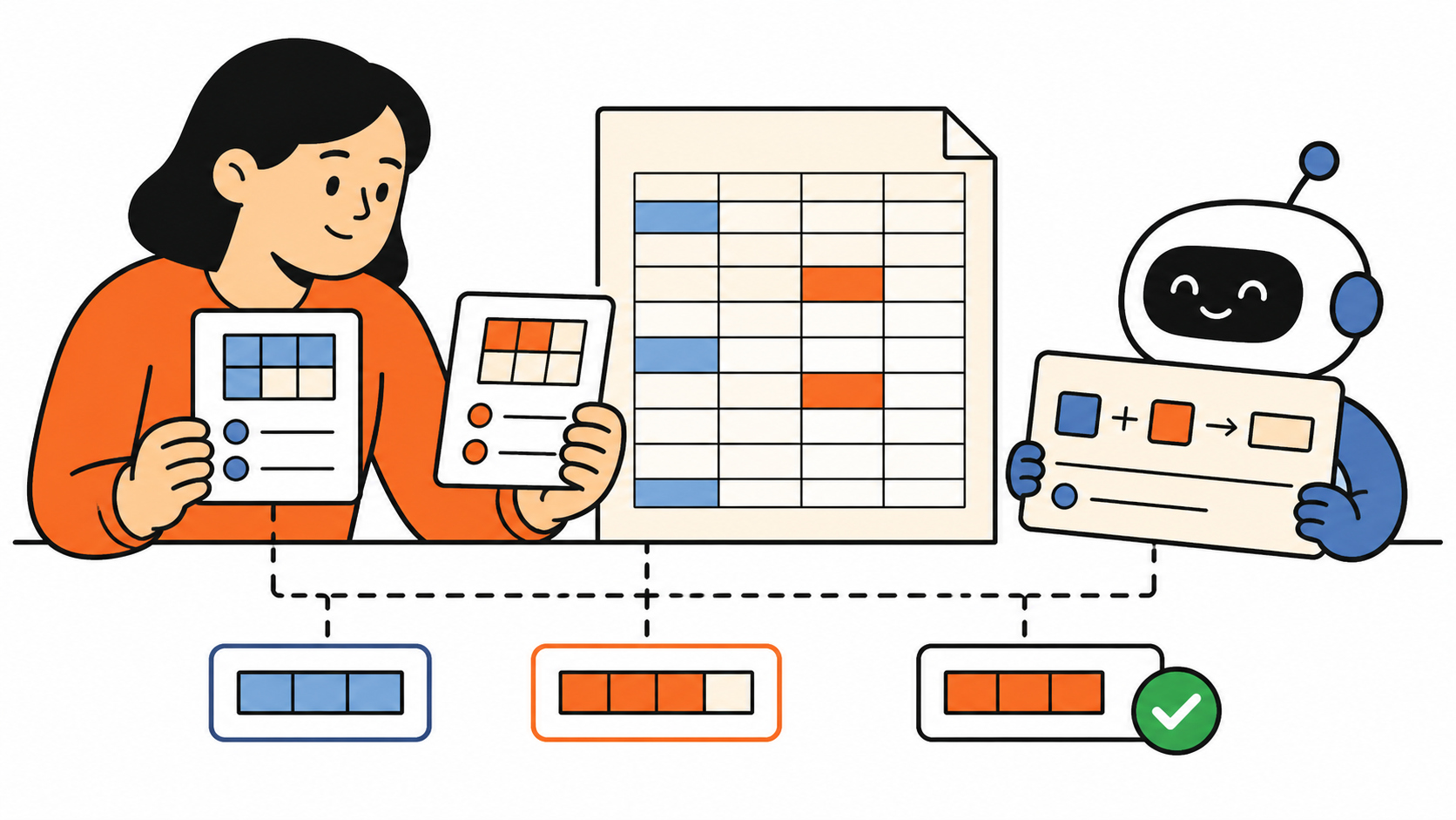Fix spreadsheet formula errors with AI by testing the result